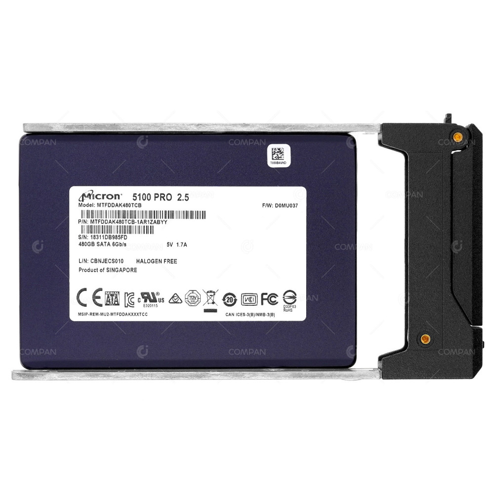 MTFDDAK480TCB-1AR1ZABYY CITRIX  MICRON 5100 PRO SSD 480GB SATA 2.5" SFF